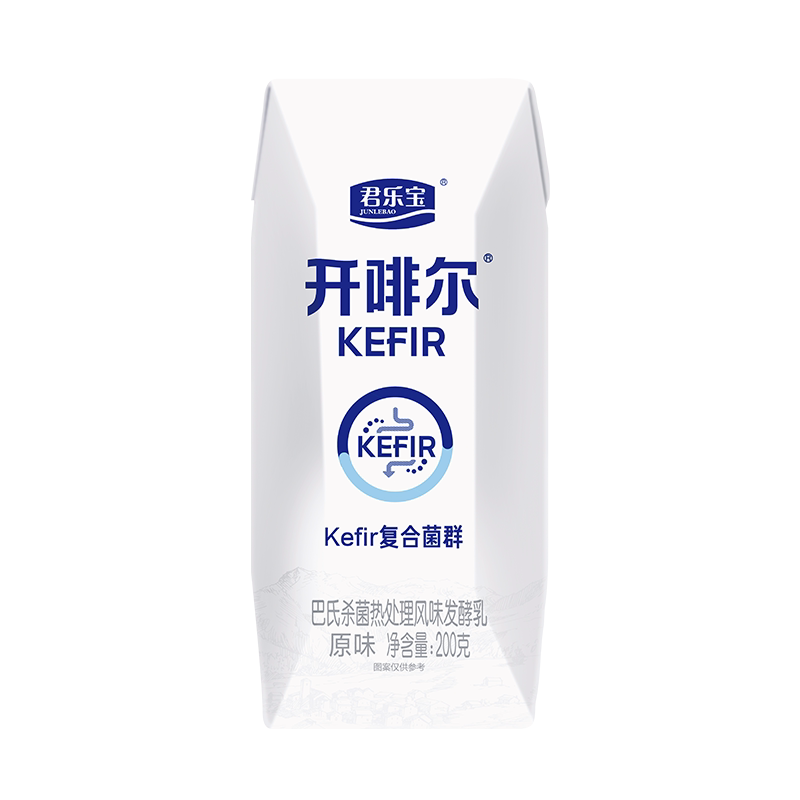 君乐宝生牛乳发酵开啡尔酸奶