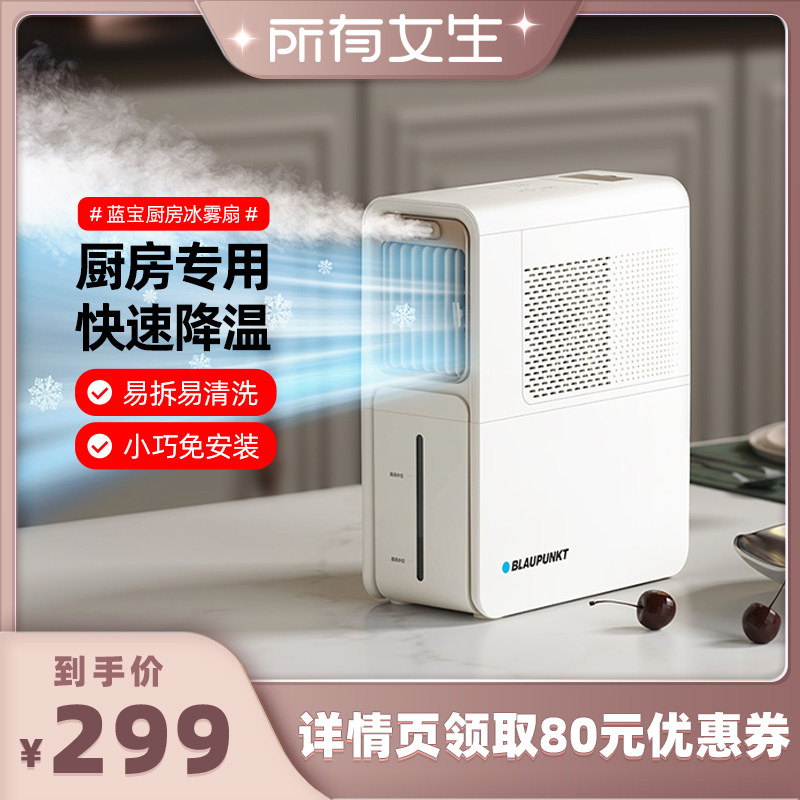 【所有女生直播间好物复购】蓝宝厨房专用电风扇冰雾扇小空调家用
