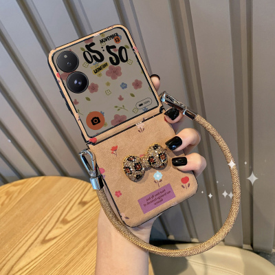 适用小米mixflip皮质复古手机壳