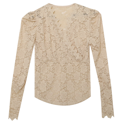 性感镂空蕾丝打底衫长袖气质上衣