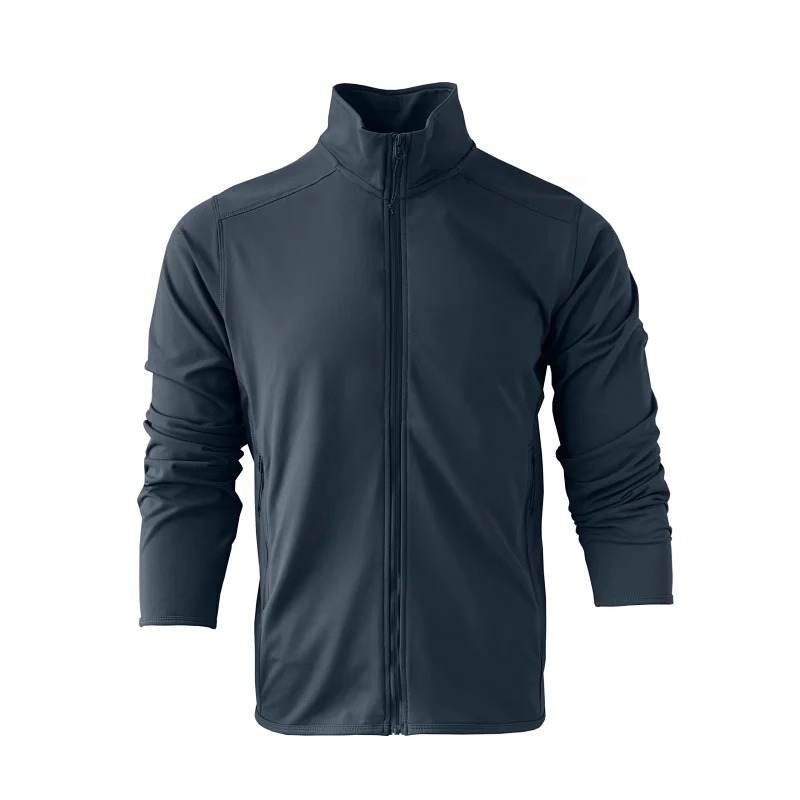 袅系！LT系列！3D立裁！春季男士立领薄绒开衫抓绒衣轻量夹克外套