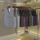 韩单~捡漏款~秋冬男士情侣轻盈保暖内搭御寒防风V领羽绒马甲背心