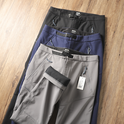 长裤直筒潮软壳休闲裤