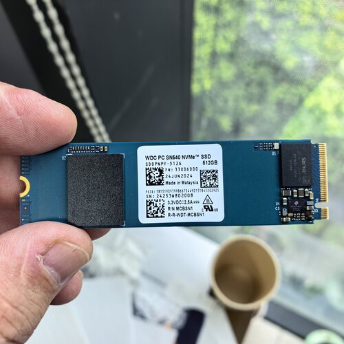 西数SN540 512G固态硬盘拆机 PCIE 3.0 NVME M.2 2280笔记本SSD