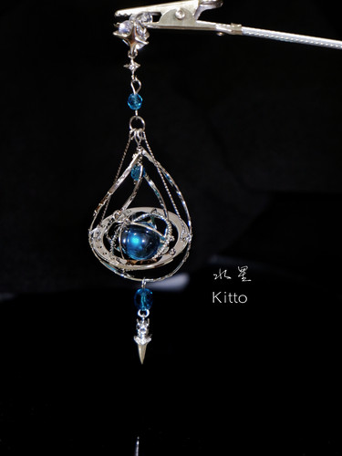 KITTO|【水星】原创设计清冷感冷淡风小众耳饰发簪项链礼物