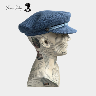 正品授权thomas英伦水洗蓝水手帽