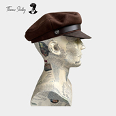 thomas 正品 授权 shelby汤米谢尔比剃刀党英伦复古咖啡保暖海军帽