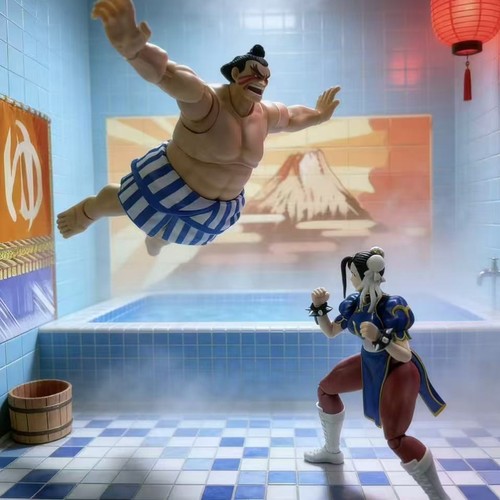 正版街霸JADA桑吉尔夫布兰卡维加达尔西姆巴洛克沙加特可动手办