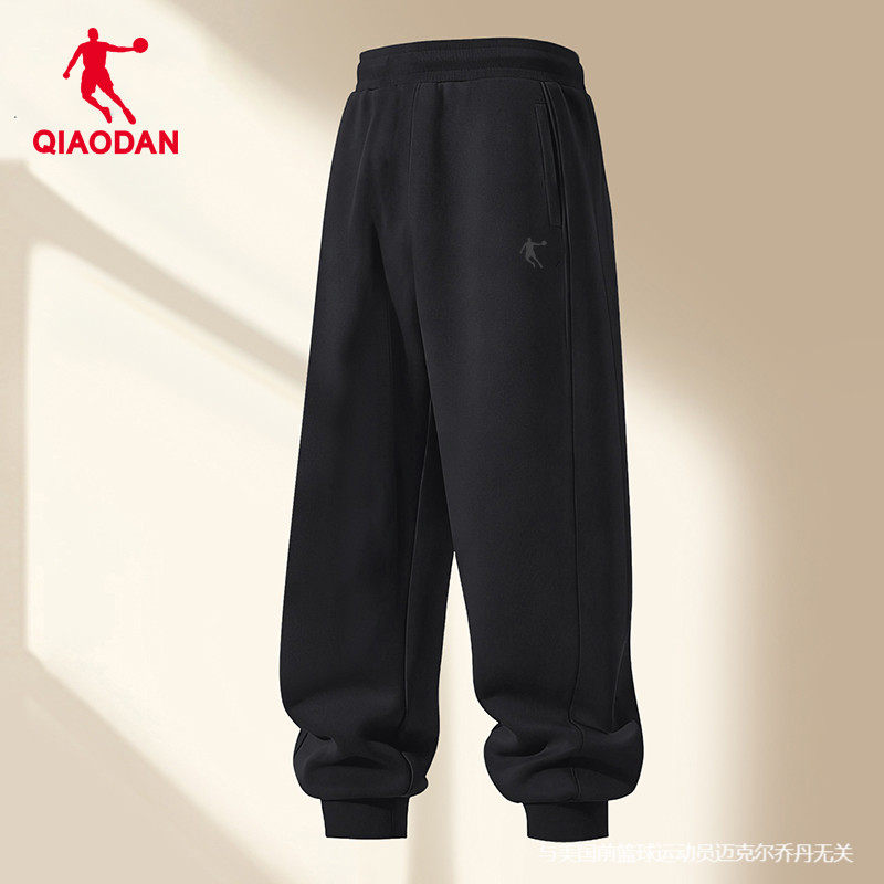 乔丹运动裤男休闲加绒保暖束脚卫裤2026春季新款外穿跑步百搭长裤,运动服/休闲服装,运动长裤,淘宝优惠券,粉丝福利购,淘宝优惠卷