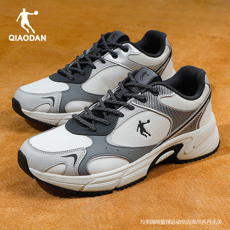 乔丹运动鞋男2026新款春季复古老爹鞋正品男士皮面防水跑步鞋男鞋,运动鞋new,跑步鞋,淘宝优惠券,粉丝福利购,淘宝优惠卷