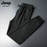 Мужской утепленный джип, демисезонные штаны, свободный прямой крой, оверсайз