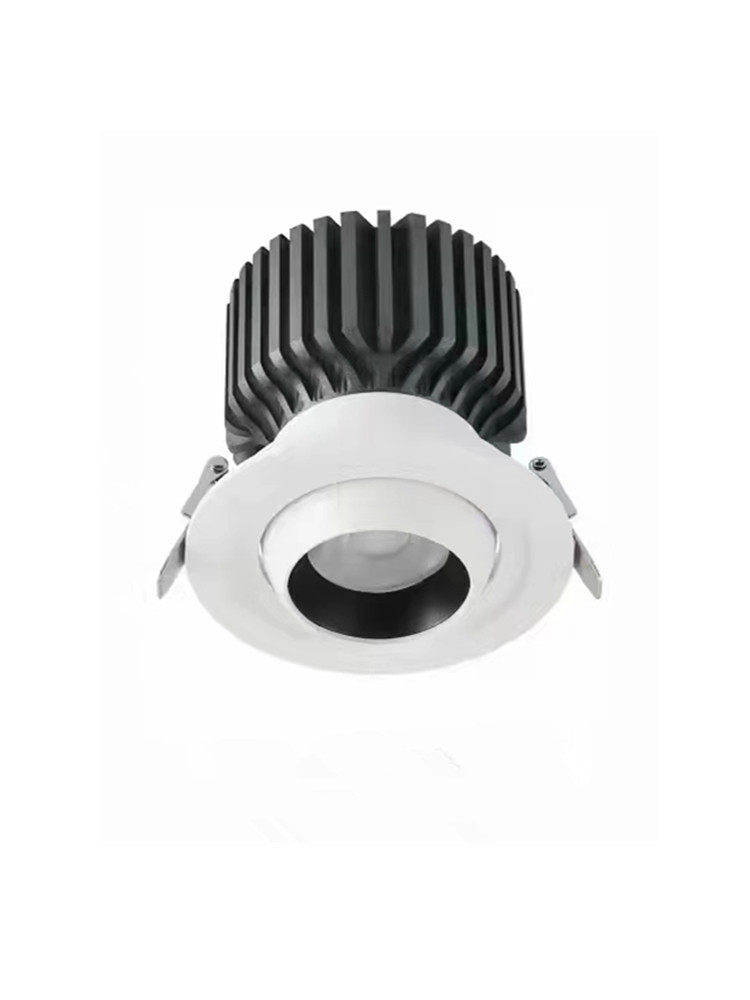 LED牛眼射灯万向吊顶嵌入式暗装高显色家用客厅商场服装店50W60W