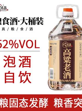 四川泸州5L约10斤大桶装纯粮52度