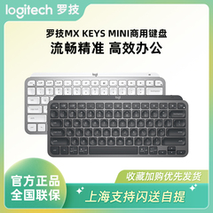 罗技MX Keys mini无线商用键盘笔记本电脑蓝牙连接紧凑型高效办公