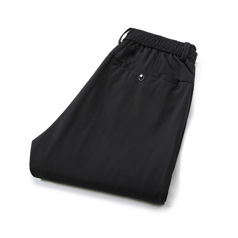 K1063厚-p35现货 秋冬季休闲裤男百搭直筒长裤百搭潮流灰色西裤男图片