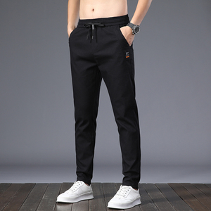 6609-p40现货 夏季男士薄款休闲裤子 夏天宽松韩版直筒潮流商务裤图片