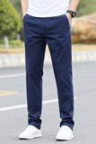 休闲裤春季透气纯棉裤男士时尚韩版潮流长裤修身直筒裤子6602p40，男装休闲裤，星座224-1