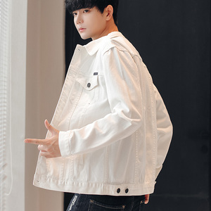 JK9019-P70现货 2021春秋季男士牛仔夹克青少年时尚百搭外套上衣图片