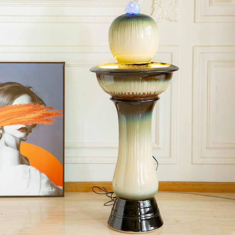 景德镇陶瓷家居现代简约客厅装饰