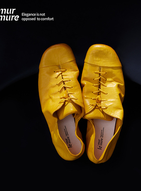 Le' Murmure《行走的时间胶囊》Italy厚韧马皮 纯手工系带牛津鞋