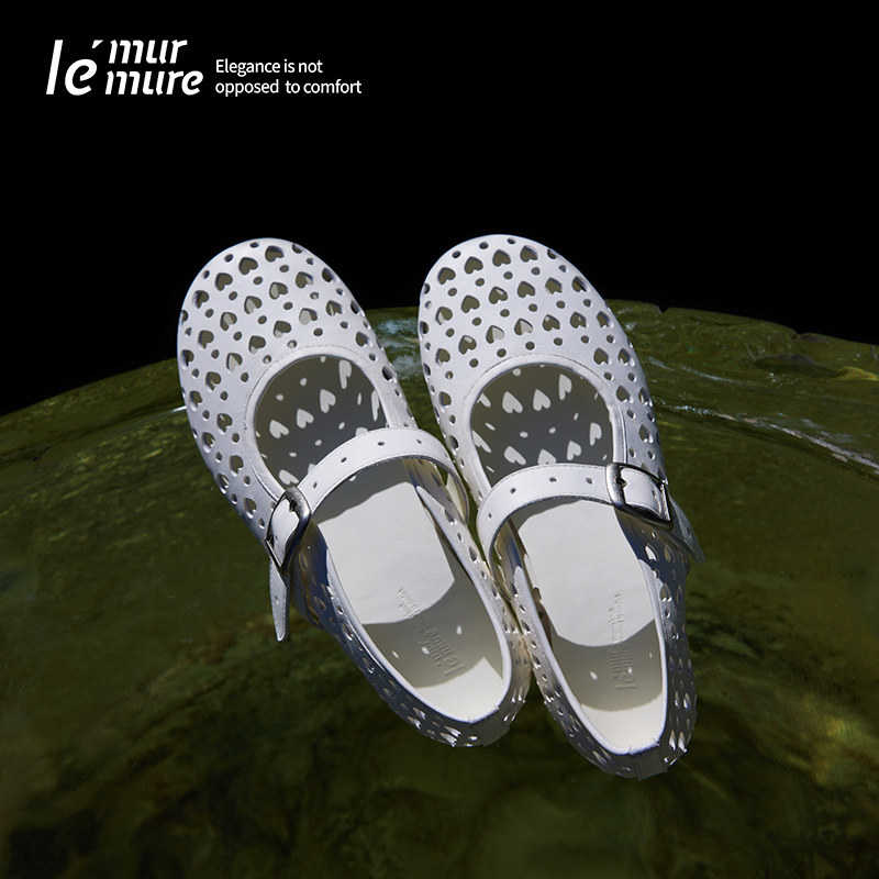 Le' Murmure 「履间光影诗」瓷感羊皮与几何雕花浪漫合鸣玛丽珍鞋,女鞋,玛丽珍鞋,淘宝优惠券,粉丝福利购,淘宝优惠卷