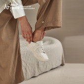 Murmure小白鞋 两穿 女真皮百搭休闲鞋 板鞋 潮 踩屎感超舒服