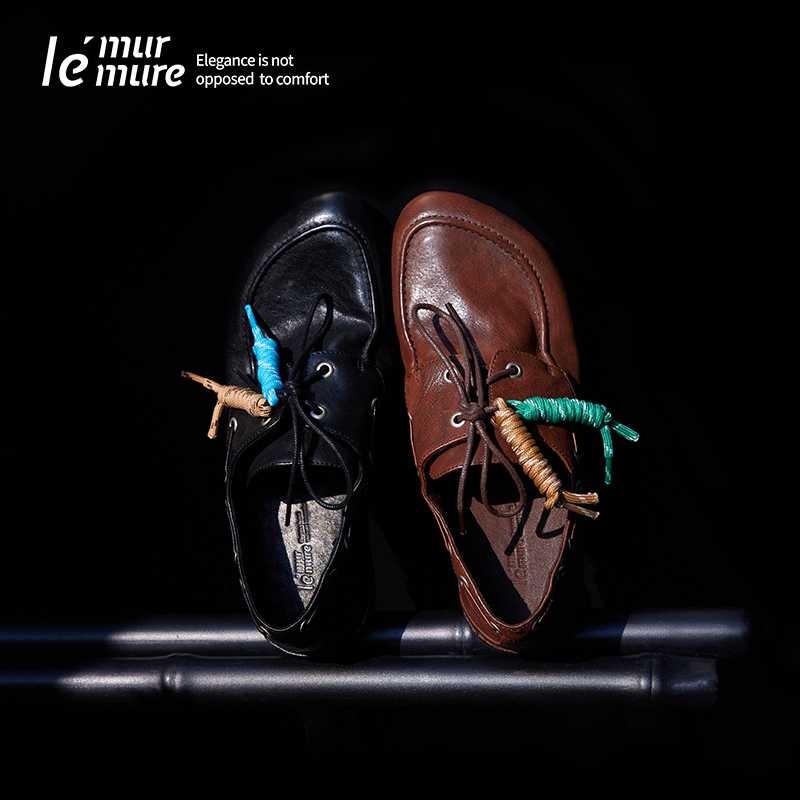 Le'Murmure水洗马皮休闲平底鞋