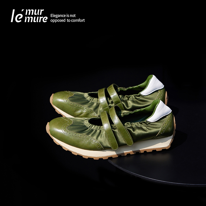 Le'Murmure重磅真丝芭蕾阿甘鞋