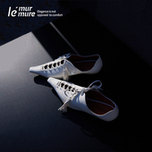 Murmure 粗跟单鞋 Clean 意大利进口牛皮 超A Fit风流苏 尖头