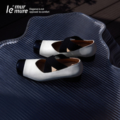 原胚羊皮纯手工粗跟芭蕾舞鞋 如履平地 经典 Murmure 赫本挚爱