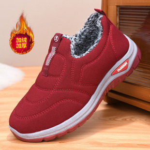 2024新款 棉鞋 秋冬款 子冬季 加绒女士加厚保暖防滑妈妈棉靴 鞋 女棉鞋