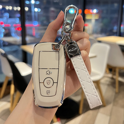 福特车钥匙套福克斯蒙迪欧福睿斯金牛座锐际锐界探险者撼路包壳扣