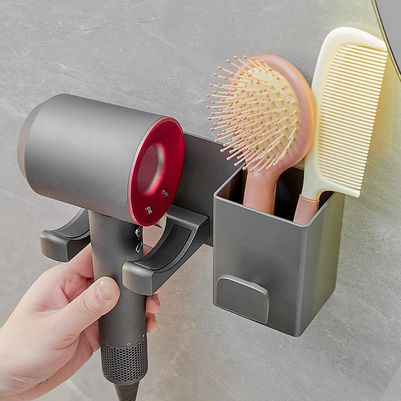 吹风机置物架免打孔卫生间壁挂吹风机架收纳电吹风挂架吹风筒支架,家庭/个人清洁工具,吹风机置物架,淘宝优惠券,粉丝福利购,淘宝优惠卷