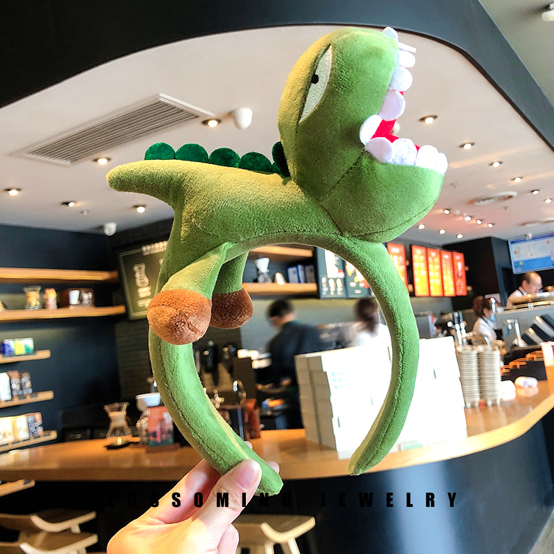 赵露思同款恐龙头箍发夹可爱