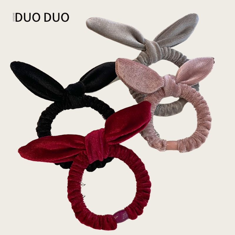 儿童兔耳朵蝴蝶结发圈扎高马尾皮筋头绳小女孩不伤发可爱发圈发饰,饰品/流行首饰/时尚饰品新,发饰,淘宝优惠券,粉丝福利购,淘宝优惠卷