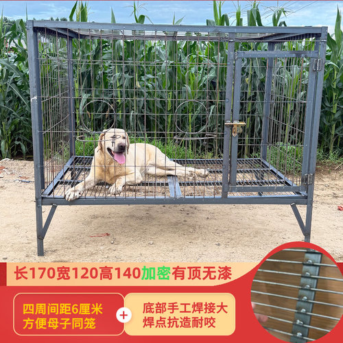大型犬狗笼子实心钢筋焊接