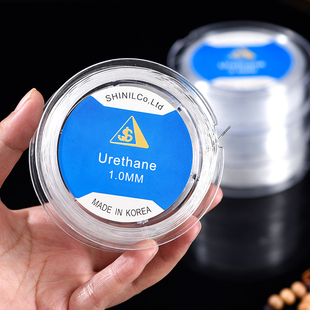 韩国进口水晶线圆牛筋结实耐磨手串透明弹力线松紧绳玻璃丝弹力绳