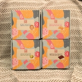 沪立唯丰奶酥曲奇四盒组量贩装 抹茶燕麦蔓越莓巧克力味网红零食