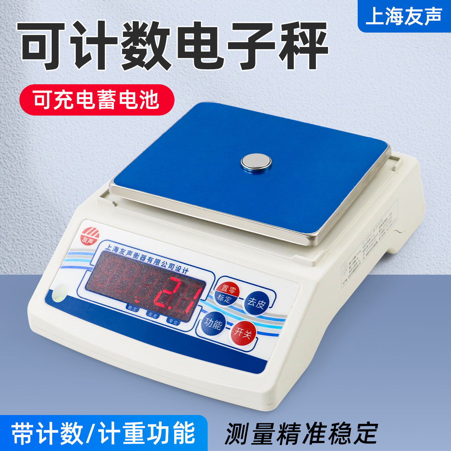 上海友声天平600g/0.1g电子天平