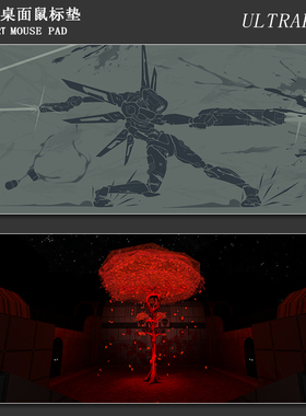 疯狂连杀鼠标垫超大号ULTRAKILL动漫炫酷男生电脑电竞办公桌垫