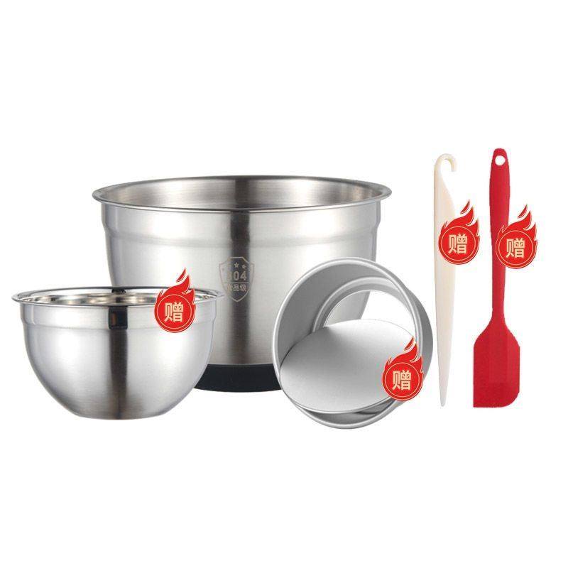 304材质打蛋盆厨房烘焙工具套装 家用搅拌蛋糕模具烤箱调料盆全套