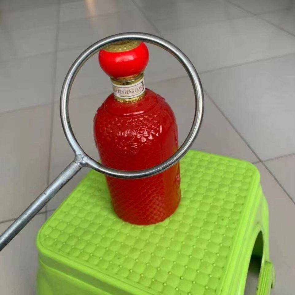 铁圈圈烫酒瓶神器切割酒瓶铁圈烧瓶子变花瓶神器双头圆圈环烫花盆