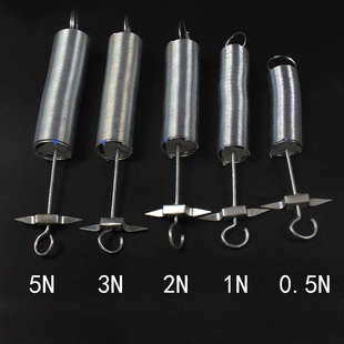 螺旋弹簧组中学初中高中物理胡克定律测力计刻度原理演示0.5N/1N/2N/3N/5N牛顿小学科学力学实验器材教学仪器