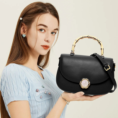 萨迪新年礼物精致小圆单肩包