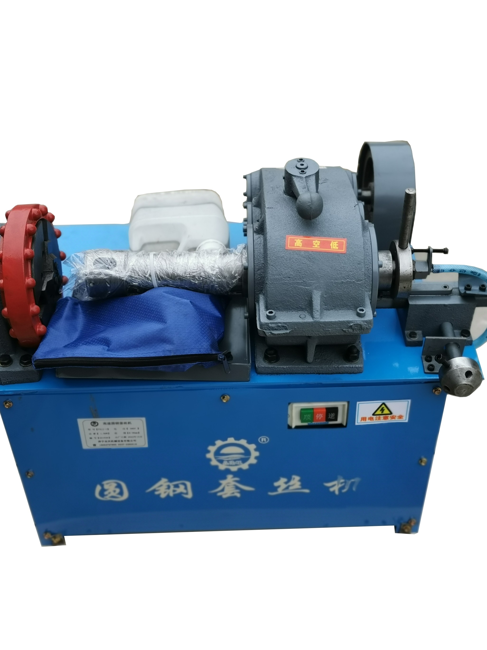 高速圆钢套丝机m8-36套牙机钢结构地脚螺栓车丝机钢筋开牙套丝机