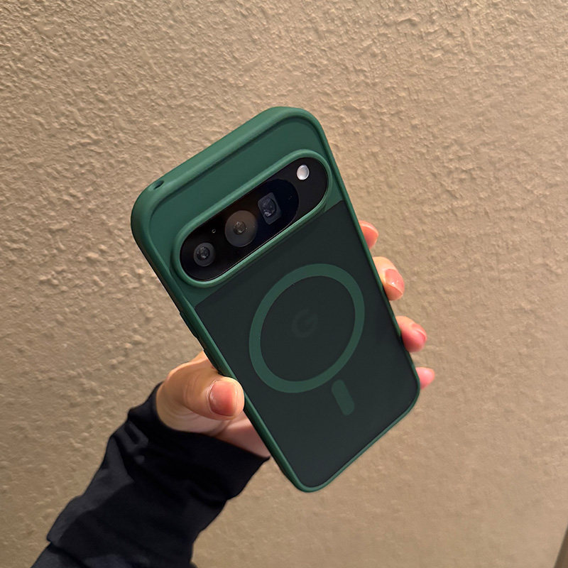 适用谷歌pixel10手机壳pro防摔p新款XL保护套por外壳Google磨砂防指纹5G肤感9a男款磁吸magsafe绿色紫色