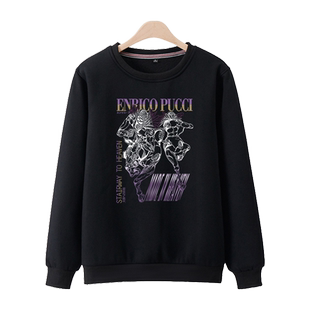 石之海普奇神父天堂制造秋冬棉卫衣青少年动漫加绒外套JOJO上衣服