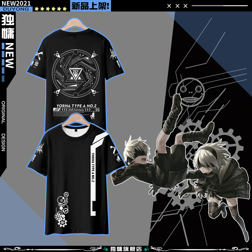 短袖T恤日系cos青少年情侣