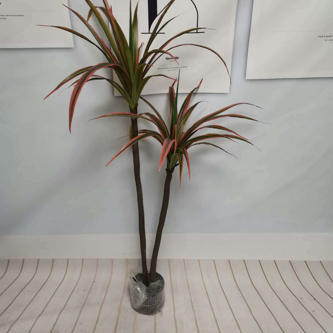 北欧绿植千年木盆景仿真龙树巴西铁 植物家居装饰落地盆栽