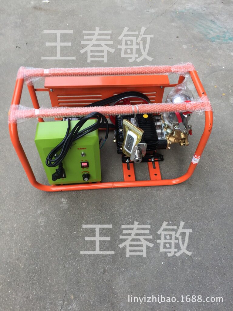 电动高压喷雾清洗机器48伏v60通用农用电动喷雾器机高压打药泵